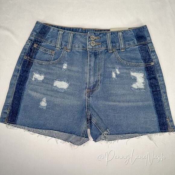 Maurices Pants - NWT Maurices High Rise Distressed Denim Jean Shorts